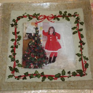 Plato Navidad con Foto